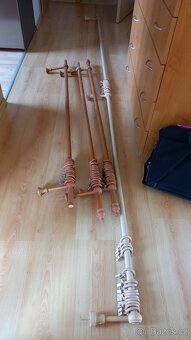 Garnýž dřevěná 350cm a 160cm, 28mm - 2