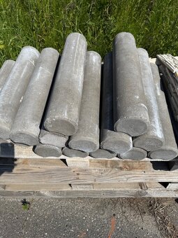 Palisády betonové - cca 12,5 x 60 cm - 2