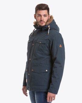 Zateplená streetová zimní bunda Meatfly - parka, barva Navy - 2