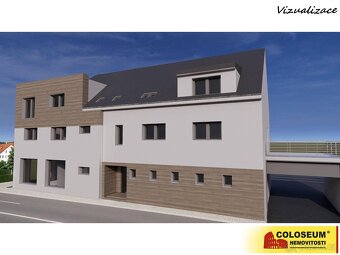 Hrušovany nad Jevišovkou, byt 3+kk novostavba, terasa, sklep - 2