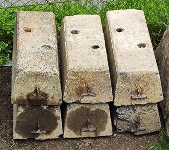 Betonové patky - 6 kusů - 2