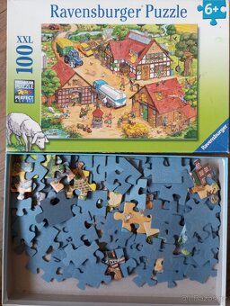 Ravensburger Puzzle 6+ let 100 dílků - Farma - 2