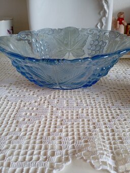 Retro mísa modré sklo - 2