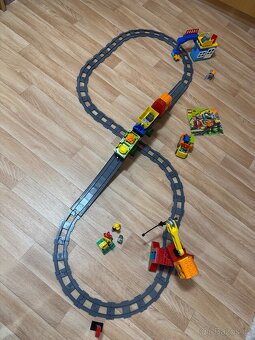 LEGO DUPLO 10508 - nákladní vlek DELUXE kompletní TOP STAV - 2