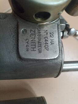 Karburátor Zenith Lyon 22HA na předválečné vozy - 2