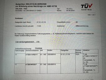 Zimní pneu 4x včetně disků 205/60 R16 - 2