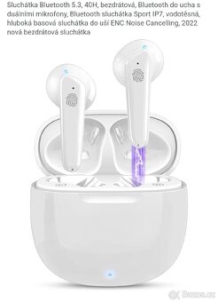 Nová bezdrátová sluchátka bluetooth 5ks - 2