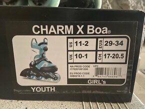 Kolečkové brusle K2 Charm X BOA 29-34 - 2