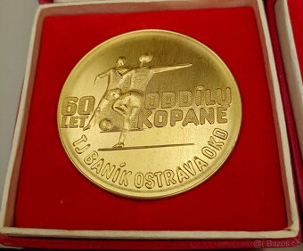 🏆 Sběratelské medaile Baník Ostrava + busty - 2