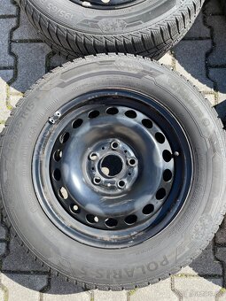 Plechové disky 5x112 R15 s zimní pneu - 2