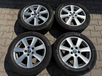 4x al kola 5x112 17 + pneu letní 215/55 R17 - 2