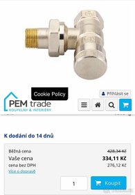 Danfoss radiátorové šroubení - 2