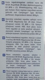 Regulační kohoutek Campingaz - 2