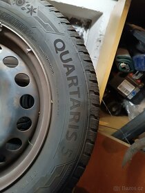 celoroční gumy 195/65/15 5x12 1r. staré sada 3900kč - 2
