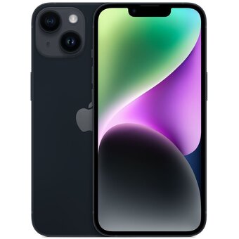 Iphone 14 Midnight 128GB CZ distr. jako nový, orig balení - 2