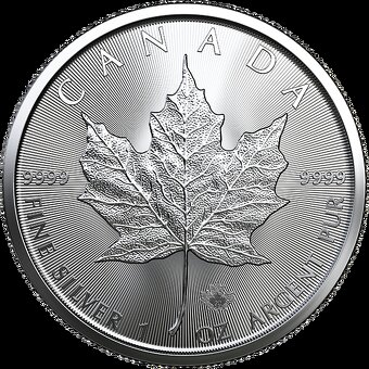 Maple Leaf tuba 25x1oz, rok 2021 - 2