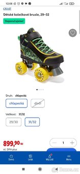 Dětské brusle vel 31/32 - 2