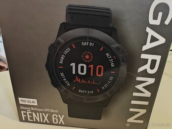 Garmin fénix 6X Pro Solar/Titanium Carbon Gray DLC/Black - 2