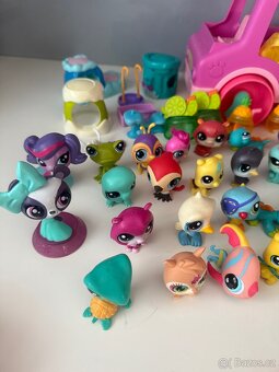 Littlest Pet Shop -LPS 58 ks + Autobus a doplňky - 2