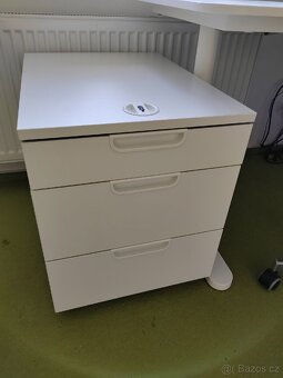 IKEA GALANT, zásuvkový díl na kolečkách, jako nový - 2