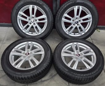 16"-HEZKÁ ZIMNÍ OBUTÁ ALU KOLA 5x100 ŠKODA KAMIQ - 2