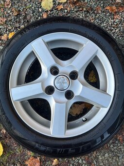 Alu kola Enzo R14 4x100, pneu 185/55/14 - 2