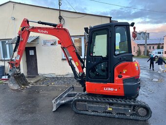 Pásový bagr Kubota U36-4,r.v.2018,2684MTH,PRODLOUŽENÉ RAMENO - 2