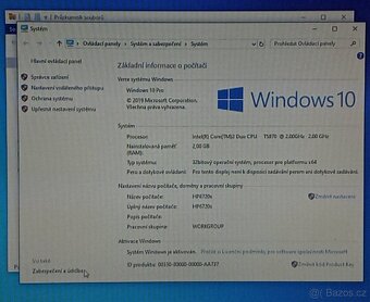 Notebook HP Compaq 6720s starší funkční CPU 2GHz, RAM 2GB - 2