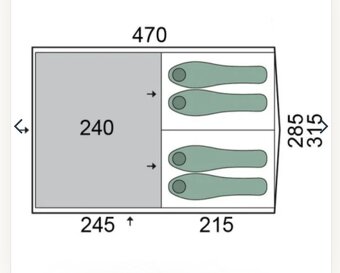 Kempinkových stan Pinguin Interval 4 - 2