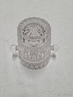 Skleněná váza stará,těžká - 2