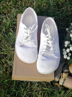 Ahinsa bílé tenisky - 2