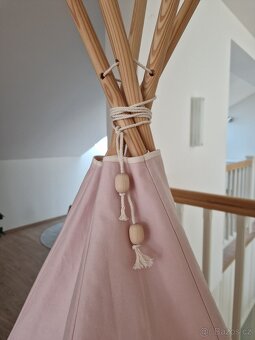 Dětské teepee, zn.Moi Mili,  růžové - 2