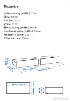 IKEA MALM šuplíky - 2