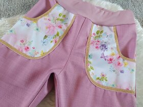 Jarní Softshell kalhoty pro holčičku - 2