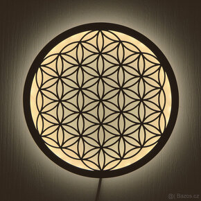 Meditační lampa Květ života - 2