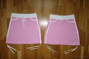 2x úpletová sukně pro dvojčata vel.128/134 - 2