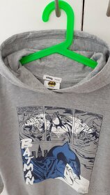 Šedá mikina s kapucí Batman - 2