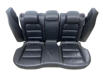 Sedačky černá kůže Škoda Superb 2 sedan r.v. 2009 - 2
