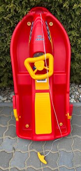 Plastový bob červený - Plastkon Snow Boat - 2
