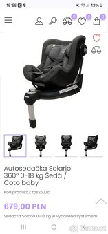 Autosedačka Coto baby Solario - 2
