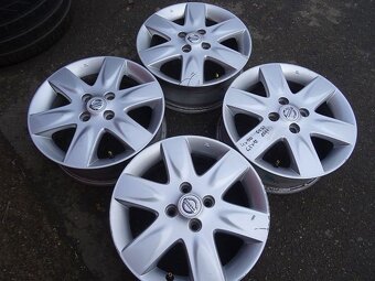 Alu disky originál Nissan 15", 4x100, ET 50, šíře 6,5J - 2