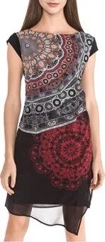 Desigual šaty Babilon vel. 44 (XL) - 2