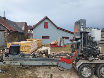 Pořez mobilní kmenovou pásovou pilou - 2