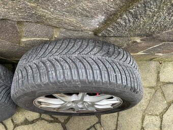 Alu kola Mercedes 5x112 r16 zimní pneu 205/60/16 - 2