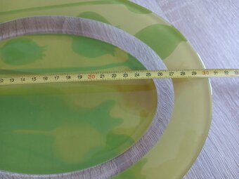 Skleněné tácy, talíře - 2