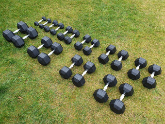 jednoručky činky - HEXA - sada 290kg - 2