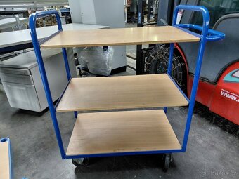 SLEVA 60% Manipulační, přepravní vozík Fetra 3 ložné plochy - 2