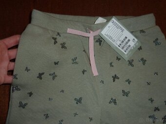 NOVÉ-H&M-TEPLÁKY S MOTÝLKY NA SLEČNU 9-10 LET - 2