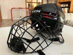 Hokejová helma CCM Tacks 70 Combo SR - velikost S - 2