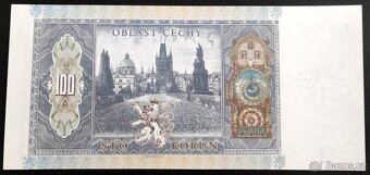 Bankovka 100 Korun, Oblast Čechy, UNC, Franck Medina 2019 - 2